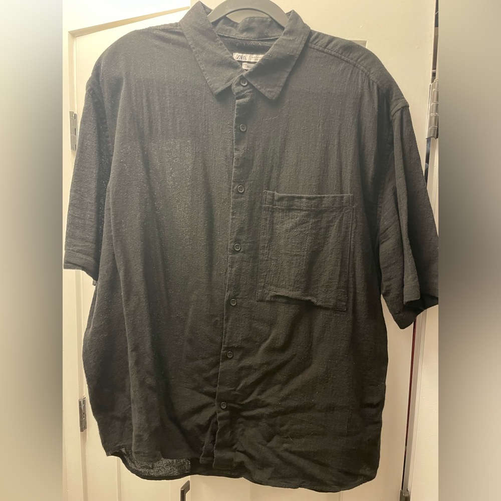 Zara Men Linen Button Down
